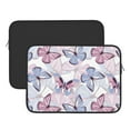 thumbnail image 2 of Pofeuu Butterflies in Pastel Print Laptop Carrying Case,13-15-Inch Laptop and Tablet, Sleek Design, Durable and Water-Repellent Fabric, Business Casual or School-15 inch, 2 of 8