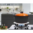 thumbnail image 4 of Heat Conduction Plate for Gas Stove,Heat Diffuser Stainless Steel Induction Adapter Plate Removable Handle, Coffee Milk Cookware Induction Hob Ring Converter Disk 16cm, 4 of 7