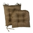 thumbnail image 2 of Klear Vu Gripper Non-Slip Omega 2-Piece Rocking Chair Cushion Set, Gold, 2 of 4