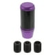 thumbnail image 1 of Perilla de Cambio Mate Frosted Única de Bargains, 9.5cm Universal para Palanca de Cambios de Vehículos Automáticos y Manuales con 3 Adaptadores de Aleación de Aluminio Púrpura, 1 Juego, 1 of 1