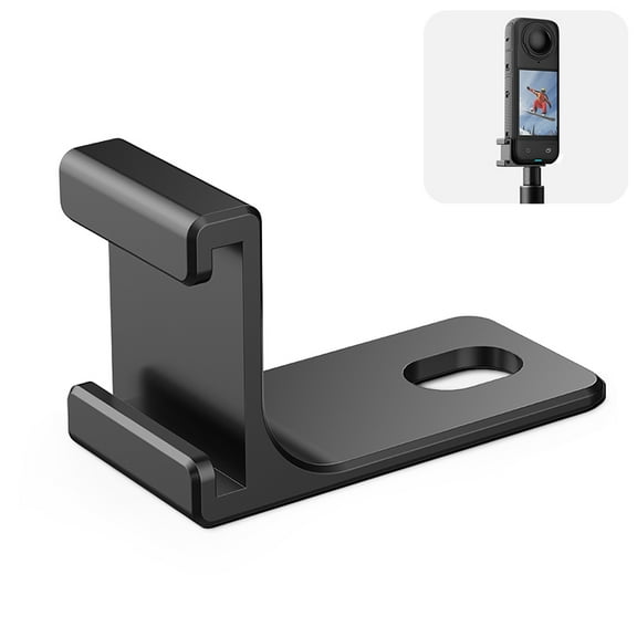 For Insta360 X5 / X4 / X3 / One X2 PULUZ Selfie Stick Cold Shoe Extension Bracket (Black)