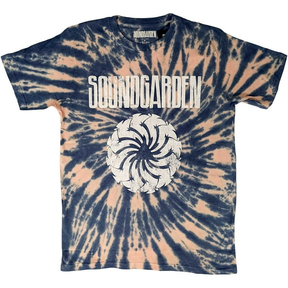 Men's Soundgarden Logo Swirl T-shirt Small Blue