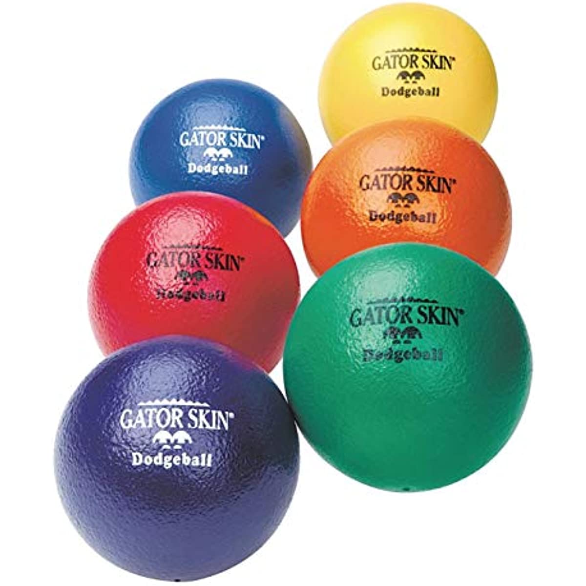 Gator Skin Foam Dodgeballs Easy Grip Starter Balls, Low Density Foam