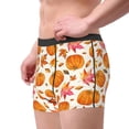 thumbnail image 3 of KLL Orange Autumn Leaves Men's Cotton Boxer Briefs Underwear-Medium, 3 of 7