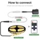 thumbnail image 4 of Controlador de tira LED mini RF de 2 piezas, control remoto inalámbrico RF de 11 teclas para tira LED RGB monocromática 5050 3528 5630., 4 of 5