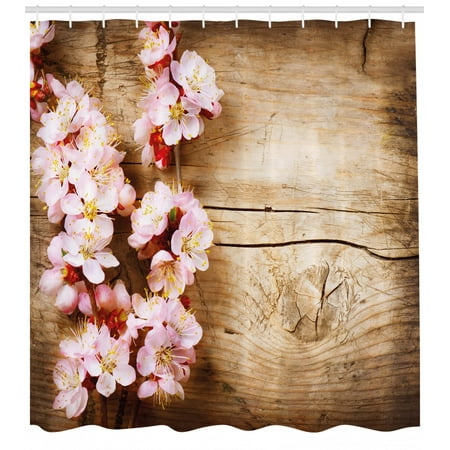Floral Shower Curtain Spring Blossom Orchard Featured Plant On