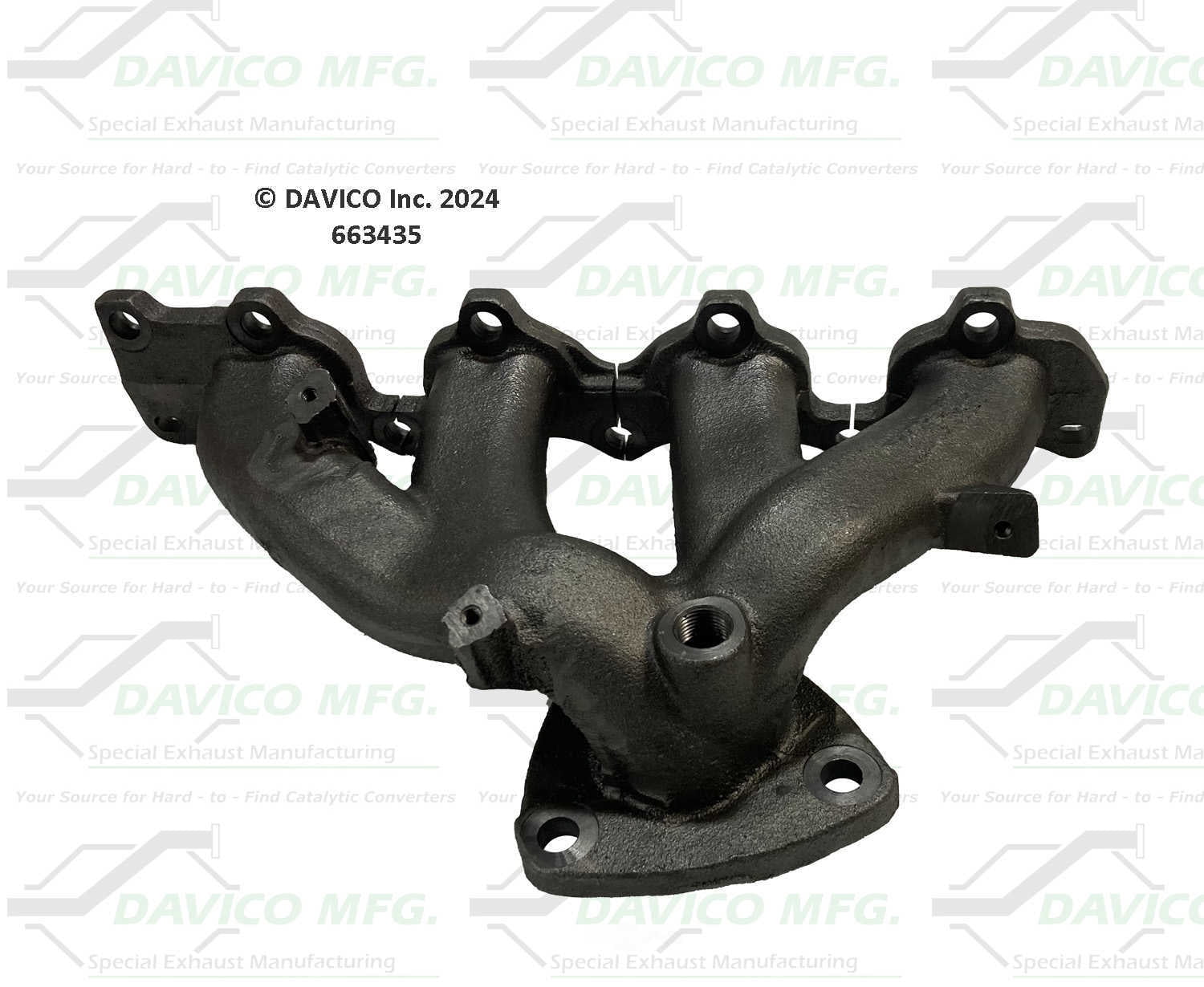 Davico Mfg 663435 Stand alone Exact-Fit exhaust manifold