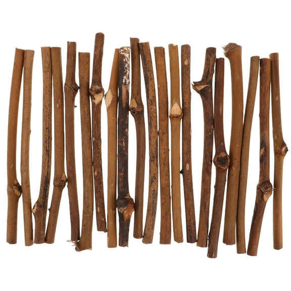 20 Pcs Craft Twigs Vine Branch Decoration Twine Decor 20.00X1.20X1.20CM Coffee