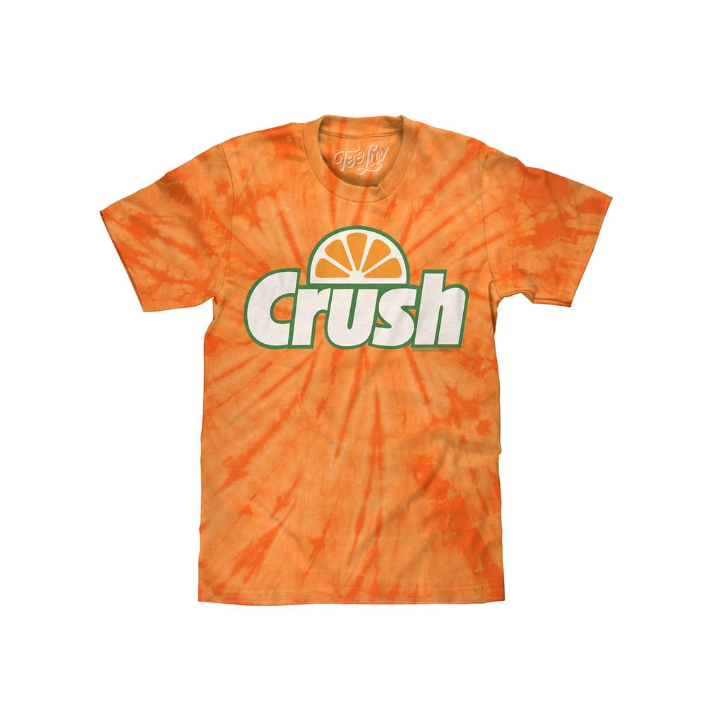 orange tie dye tee