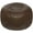 Deep Coffee, variant on Unstuffed Moroccan Storage Pouf Foot Stool Ottoman Seat Handmade Faux Leather Bean Bag Floor Chair Foot Rest for Living Room, Bedroom or Balcony (Mushroom)