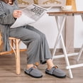 thumbnail image 2 of Ecetana Slippers for Women Fuzzy Slippers Memory Foam Anti-slip House Shoes, 2 of 7