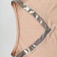 thumbnail image 6 of Tops for Women Long Sleeve Fall Winter Classic Solid Color Gold V-neck Pullover T-shirt Khaki S, 6 of 9