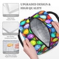 thumbnail image 4 of Naloa Colorful Easter Eggs1 Print Lunch Bag for Women Men,Insulated Lunch Box for Adult,Reusable Lunch Tote Bag for Work, Picnic or Travel, 4 of 6