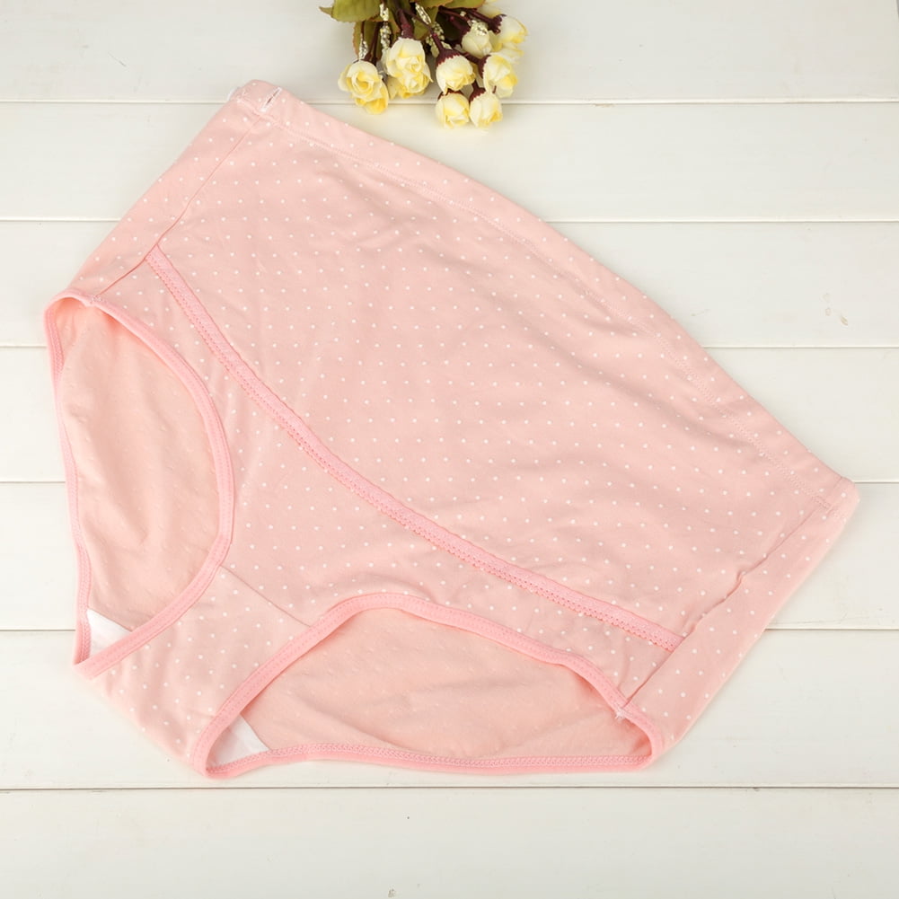 Mgaxyff Adjustable Maternity High Waist Underwear Pregnant Women Cotton