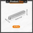 thumbnail image 2 of 10Pack Round Ended Feather Key, 3x3x20mm Carbon Steel Parallel Drive Shaft Keys, 2 of 6
