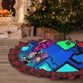 thumbnail image 3 of Lsque Geometry Dash for Christmas Tree Skirt, Merry Christmas Tree Skirt Collar, Xmas Holiday Decoration-30", 3 of 7