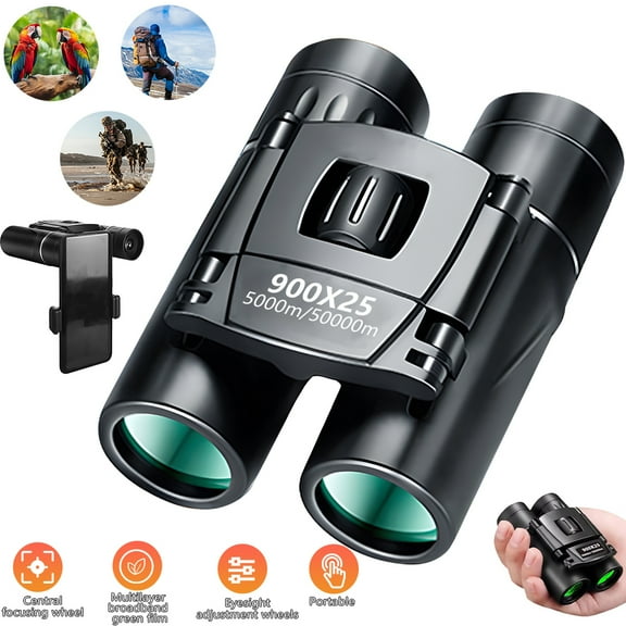 8x25 Small Compact Binoculars for Adults Kids，Kepeak Mini Lightweight High Powered Binoculars with Clear Vision,Binoculars for Cruise Ship Bird Watching,Travel, Opera Concert