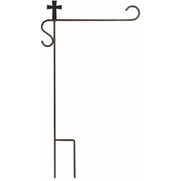 Custom Decor Garden Flag Stand Cross (30")