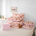 thumbnail image 6 of Manfei Sweet Dessert Cake 7pcs Bedding Comforter Set,Kawaii Gingerbread Man Queen Bedding Sets,Merry Christmas Queen Sheet Sets For Girls,Luxury Bedroom Decor Reversible, 6 of 8