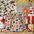 thumbnail image 6 of Naloa Watercolor Teapots Drawstring Christmas Bags, 3D Xmas Gift Bags, Christmas Wrapping Bags, Xmas Goodie Bags, Treat Pouch Bags, Party Favor Bags-Medium, 6 of 9
