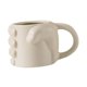 thumbnail image 3 of Taza de café en forma de puño Beber Bothing Ceramic 300 ml de 10 de cumpleaños Regalo navideño para hombres y mujeres Taza de té moderna de café Beige, 3 of 8
