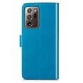 thumbnail image 2 of Allytech Galaxy Note 20 Ultra Wallet Case, Premium PU Leather Folding Stand Shockproof Anti-scratch Credit Cards Holder Wallet Case TPU Back Cover for Samsung Galaxy Note 20 Ultra, Blue, 2 of 15