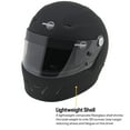 thumbnail image 2 of Speedway Motors Full Face SA2020 Racing Helmet, Lightweight, Flat Black XL, 2 of 13