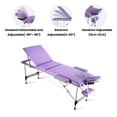thumbnail image 7 of Naipo Portable Massage Table Professional Massage Bed Lash Bed Spa Bed Salon Bed Foldable 24-32 In Aluminum 3 Folding , Carry Case, 7 of 7