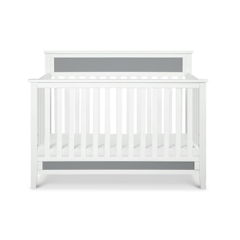 Carter s by DaVinci Connor 4 in 1 Convertible Crib in White and Grey