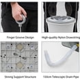 thumbnail image 3 of Manual Clothes Dryer Portable Mini Dryer Foot Powered Compact Spin Dryer Machine Non Electric Laundry Dryer for RV Camping Apartment Dorm(White), 3 of 16