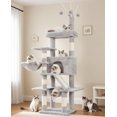 thumbnail image 1 of Torre para Gatos Gitelsnour GCT011W Multi-niveles con Postes para Rascar, 1 of 9