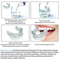 thumbnail image 5 of Anti-snore Mouthguard, Adjustable Anti-snoring Mouthpiece, Night Time Teeth Mouthguard Bruxism Sleeping Bite Guard, 5 of 5
