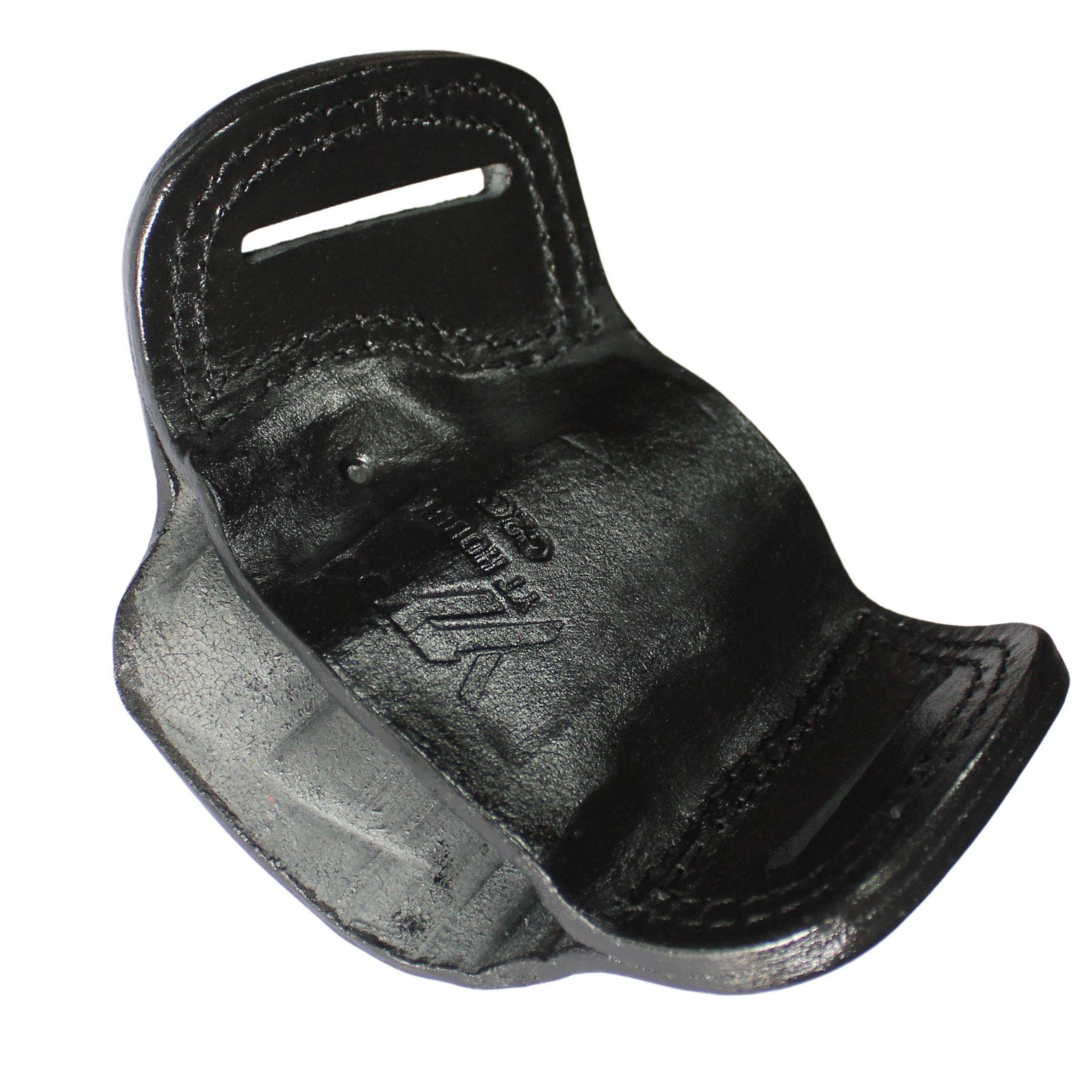 Handmade Fast Draw Outside The Waist Band OWB Carry Leather Gun Holster (Black - Right Hand, All 1911 Models)