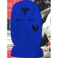 thumbnail image 2 of HESHENG 3-Hole Full Face Cover, Thermal Knit Ski Mask Winter Balaclava Cap Blue, 2 of 3