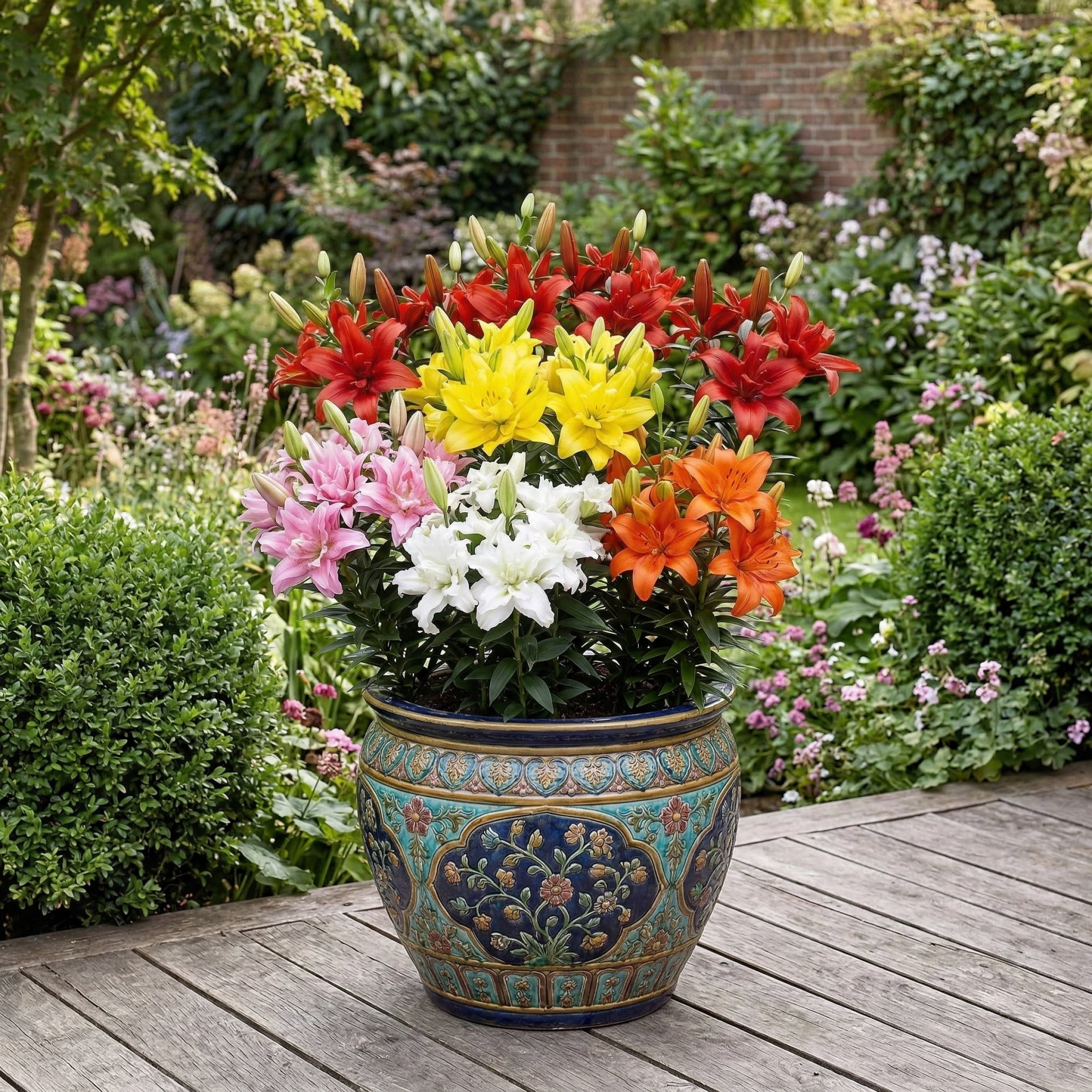 National Plant Network Lily Double Oriental Mixed Bulbs (5-Pack)