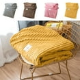 thumbnail image 7 of SLYNSHome Fleece Throw Blanket for Sofa Couch 39x47 inch Lightweight Breathable Queen Size Blankets for Home Office Dorm All Season - Yellow, 7 of 7