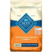 Blue Buffalo Life Protection Formula Large Breed Dog Food  Natural Dry Dog Food for Adult Dogs  Chicken and Brown Rice  30 lb. Bag