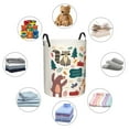 thumbnail image 6 of XMXT Collapsible Laundry Basket, Forest Cute Animals Polyester Waterproof Laundry Hampers Dirty Clothes Hamper, 40L, 6 of 8