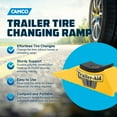 thumbnail image 3 of Eaz Lift Trailer Tire Change Ramp 23 Trailer Aid PLUS; 5-1/2 Inch Lift Height; 15 000 Pound Weight Rating; Yellow; Light-Weight Polymer; Single; Retail Box, 3 of 12