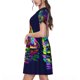 thumbnail image 2 of Disketp Howling Wolf para Vestido de Manga Corta para Mujeres, Vestidos de Verano para Mujeres, Casual y Holgado para la Playa, 2 of 6
