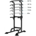 thumbnail image 3 of SOGES Height Adjustable Power Tower Dip Stands Pull up Bar Strength Training for Home Gym Black, 3 of 9