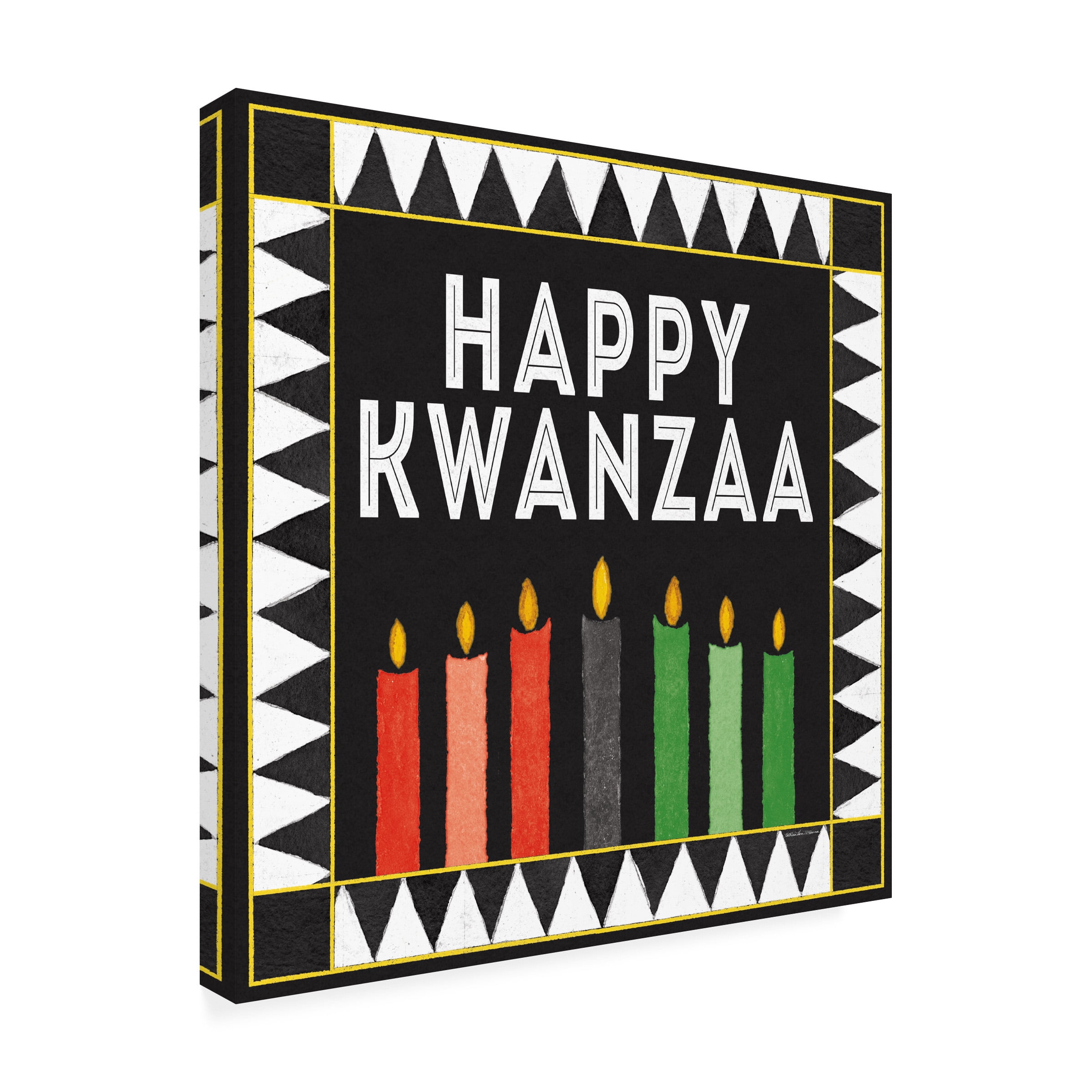 Kathleen Parr McKenna 'Happy Kwanzaa II' Canvas Art