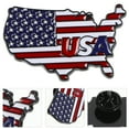 thumbnail image 3 of Alfileres de solapa de bandera americana, alfileres de bandera ondeante de EE. UU., alfileres de insignia de Estados Unidos, broche esmaltado patriótico, Pin de solapa para chaqueta, 3 of 5