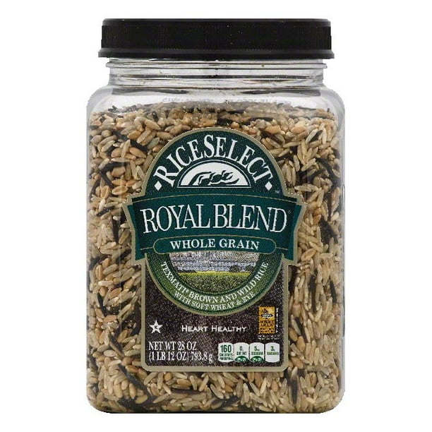 Rice Select Texmati Royal Blend Whole Grain Brown and Wild Rice, 28 OZ
