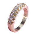 thumbnail image 2 of Soumake Women Fashion Jewelry Creative Finger Decoration Alloy Single Row Geometry Ring For Wedding Fashion, 2 of 6