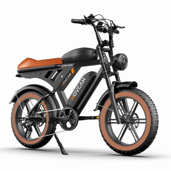 1500W 32MPH Max speed Movcan V30Max Electric Bike for Adults,20" Fat Tire Off-Road Ebike,Dual Battery 48V 31.2Ah 120 Miles range, Hydraulic Brake Shimano 7-Speed UL2849