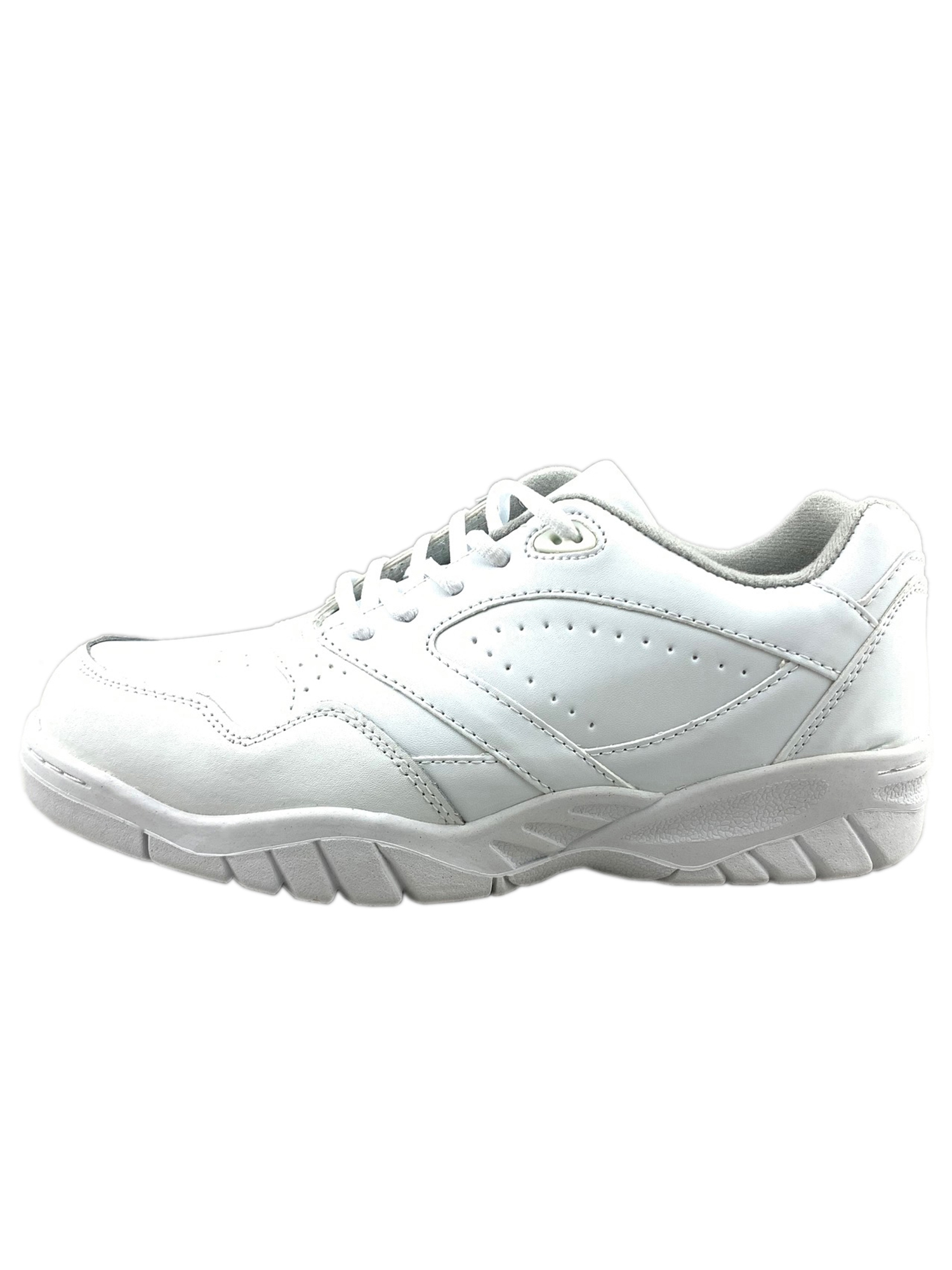 Tanleewa Men's Leather Sneakers Non-Slip Sports Shoes Lightweight Tennis Shoe Size 12 - image 3 of 5