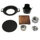 thumbnail image 5 of Parrilla De Mesa Pequeña, Parrilla De Carbón De Mesa Portátil De Fácil Limpieza, Aleación De Aluminio, Negro Sin Humo Para Interiores Para Una Persona Anggrek Otros, 5 of 8