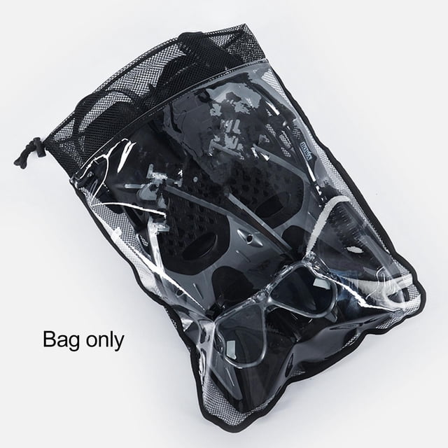 Bolsa de snorkel Mesh bolso de buceo múltiples, bolsa neta de aletas de natación para deportes acuáticos, salpicadura de salpicaduras de playa