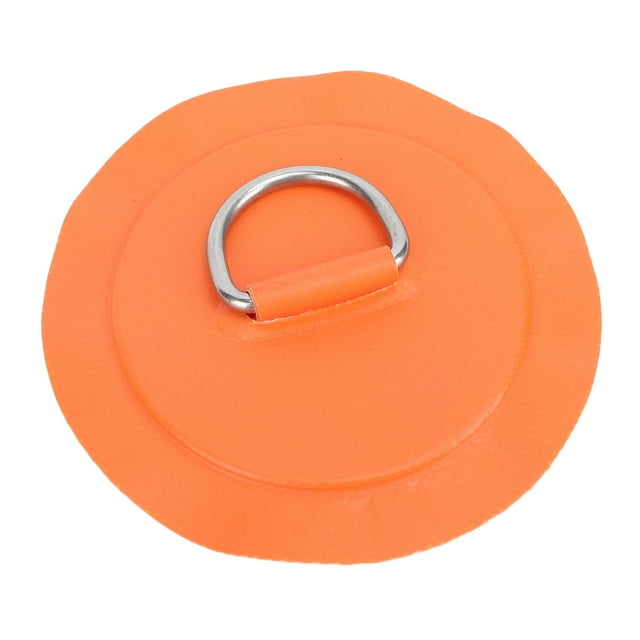 Anneau en D Patch Multifonctionnel en PVC et Acier Inoxydable pour Bateau Gonflable Kayak Canot Pneumatique